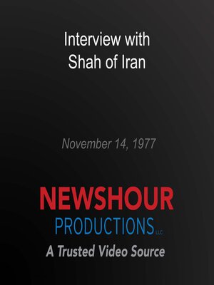 cover image of Interview with Shah of Iran